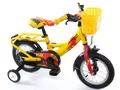 12" Zoll leichtes Aluminum Kinderrad Leader Fox Star Girl Fahrrad Körbchen gelb