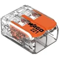 Wago 221-412: Universalverbinder 2x4mm 0,2-4mm Massiv, 0,14-4mm Litzen