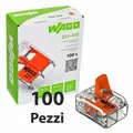 100x WAGO 221-412 2 Leiter Schraubklemmen 2-polig 32A 450V