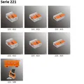 Wago Klemme Verbindungsklemme Dosenklemme Leuchtenklemme Hebelklemme auch Set 's
