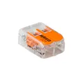 Wago Verbindungsklemme kompakt 2 Leiter, 0.14-4 mm², 100 Stück, 221412