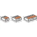 Kabelklemme Wago Serie 221 2-fach, Nennquerschnitt: 0,14-4mm