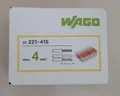 2x Wago Klemmen 221 -415 Verbindungsklemmen Dosenklemmen  5er
