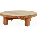 Podest rund 40 x 9 cmTeak-Holz natur