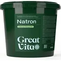 GreatVita Natron Pulver 5 kg Eimer | Lebensmittelqualität E500ii, Backpulver Backsoda
