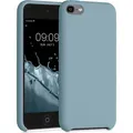 kwmobile Schutzhülle kompatibel mit Apple iPod Touch 6G / 7G (6. und 7.Generation) - Hülle Silikon gummiert - Cover Case in Antique Stone - Naturbelassen