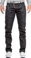 Cipo & Baxx Herren Regular Fit Jeans Mid Waist C0812 Black W40/L32