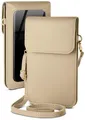 moex Handyhülle moex® CitySling für Samsung Galaxy A21s, Handytasche zum Umhängen kleine Handtasche mit Handyfach Touch-Fenster