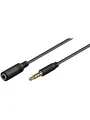 Pro MiniJack 3.5mm Ext. 4P - Bk - 3m