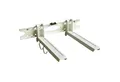 Drall Instruments Mikrowellen-Wandhalterung H75W, (1-tlg., Mikrowellenhalterung für Mikrowelle, Backofen, Grill Wand - ausziehbar)