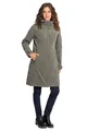 Elkline Wintermantel Glasgow Cord (winddicht, wasserdicht, warm) stonegrau Damen