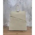 C1072 Cinino Lederrucksack Beige - Beige