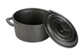 Kochtopf Gusseisen-Topf CAST, Ø 14 cm, Schwarz, Gusseisen, mit Deckel