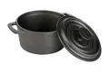 Gusseisentopf Fleischtopf Kochtopf Schmortopf mit Deckel Griffe Gusseisen 14 cm