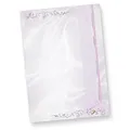 Briefpapier Hochzeit silbergrau (250 Stück) beidseitig bedrucktes A4 Schreib-Papier, z.B. für Einladungen, Kirchen-Hefte, Hochzeits-Zeitung