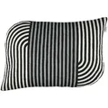 Schöner Wohnen Kissenhülle Sw-Arcs, Anthrazit, Grau, Schwarz, Weiß, Textil, Streifen, bauchig, 40x60 cm, hochwertige Qualität, Wohntextilien, Bezüge, Kissenbezüge