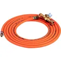 SIEVERT Propan Gasschlauch R 3/8" li x R 3/8" li, 5 Meter, mit Druckregler, für Schweißbrenner