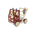 Pinolino Lauflernwagen "Feuerwehrauto Fred", BxHxT: 38 x 48 x 54 cm, max. Belastung: 15 kg - rot