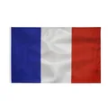 French Flag Drapeau français 90 x 150 cm Französische Flagge Polyester leucht...