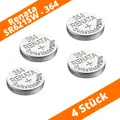 4 x Renata 364 Uhren-Batterie Knopfzelle SR621SW AG1 V364 SR60 Silberoxid