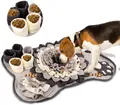 Schnüffelteppich für Hunde, Interaktives Hundespielzeug, Waschbare
