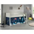 Spielbett Scott ca. 90x200 cm Weiß