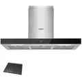 comfee Wandhaube, 60 cm breit, Gestensteuerung, LED-Beleuchtung, Abluft & Umluft 90 cm x 50 cm x 55 cm