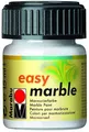 Marabu Marmorierfarbe "Easy Marble" weiß 15 ml im Glas
