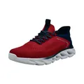 bugatti man Herren Low-Top Sneaker, Männer Sneaker, Wechselfußbett,Freizeitschuhe,Turnschuhe,Laufschuhe,Freizeit,leger,Men,red (3041),45 EU/EU UK