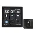 Shelly Wanddisplay Schwarz + Blu H&T Schwarz Smart Panel WLAN-Thermostat