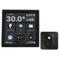 Shelly Wanddisplay Schwarz + Blu H&T Schwarz Smart Panel WLAN-Thermostat
