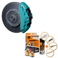 Foliatec Bremssattellack Farbe 2174 Turkis Türkis Blau Bremssattel Reiniger Set