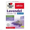 DOPPELHERZ Lavendel Extrakt+Öl Tabletten 30 St