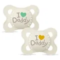 MAM Schnuller Original I love Mummy / I love Daddy 0-6 Monate beige 0-6 Monate