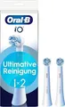 Oral-B Aufsteckbürsten iO Ultimative Reinigung 2er 373333 | Ersatzbürsten für iO Zahnbürste | Weiß