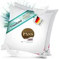 Set 2 Daunenkissen 5 Sterne Hotel Kissen 80x80 cm Canada Federn Daunen Downpass