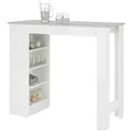 Bar in Grau/Weiß