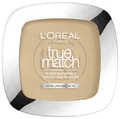 L'Oréal Paris Puder Make up, Mattierendes Kompaktpuder mit LSF 8, Inkl. Spiegel und Schwamm, True Match Puder, Nr. 3.D, 9 g