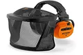 STIHL 0000 884 0537 Dynamic Bluetooth Gehörschutz mit Visier