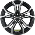 2x Dezent TV black/polished 8x20 ET32.5 - LK5/112 ML66.6 Felge Alu