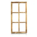 Deko Vintage Stallfenster Landhausstil Deko Fenster mit Halbbogen aus Holz