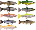 Savage Gear 4D Line Thru Trout - Gummiforelle Gummifisch, Farbe:Firetrout, Länge / Gewicht /Schwimmverhalten:20cm / 98g / moderat sinkend