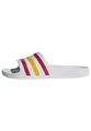 adidas Unisex Adilette Aqua Slides, ftwr white/team power red 2/crew yellow, 40.5 EU