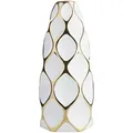 Blumenvase AVILA Steinzeug 36 cm Weiß