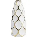 Beliani Blumenvase, Weiß, Stein, Mode, 36 cm, Dekoration, Vasen, Keramikvasen