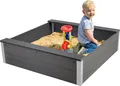Dobar Sandkasten aus witterungsbeständigem WPC Sandkiste Gartenspielzeug