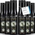 Premium BIO Schwarzkümmelöl – kaltgepresst & ungefiltert – hoher Thymochinongehalt - 100% Nigella sativa aus Ägypten – laborgeprüft & lichtgeschützt im Miron Violettglas (6x100 ml)