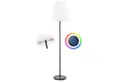 Schwaiger LED Außen-Stehlampe 661828, Fernbedienung zum Ein-/Ausschalten der Lampe, verschiedene Lichtmodi, Bluetooth Lautsprecher, LED, farbwechsel, integrierter Lautsprecher, Farbwechseleffekt, IP44
