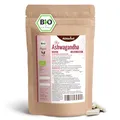 Ashwagandha Kapseln Bio 400 Stück | Nachfüllpack | hochdosiert 1500 mg pro Tagesdosis | indischer Ginseng | 100% Naturrein | fein gemahlenes Ashwagandha Pulver in Bio-Qualität | Vegan | vom Achterhof