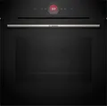 BOSCH Einbaubackofen Serie 8 HBG7221B2, mit Teleskopauszug nachrüstbar, Hydrolyse, Air Fry für knusprige Lebensmittel & Reinigungsunterstützung